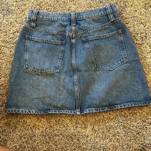 MADEWELL-jean skirt
